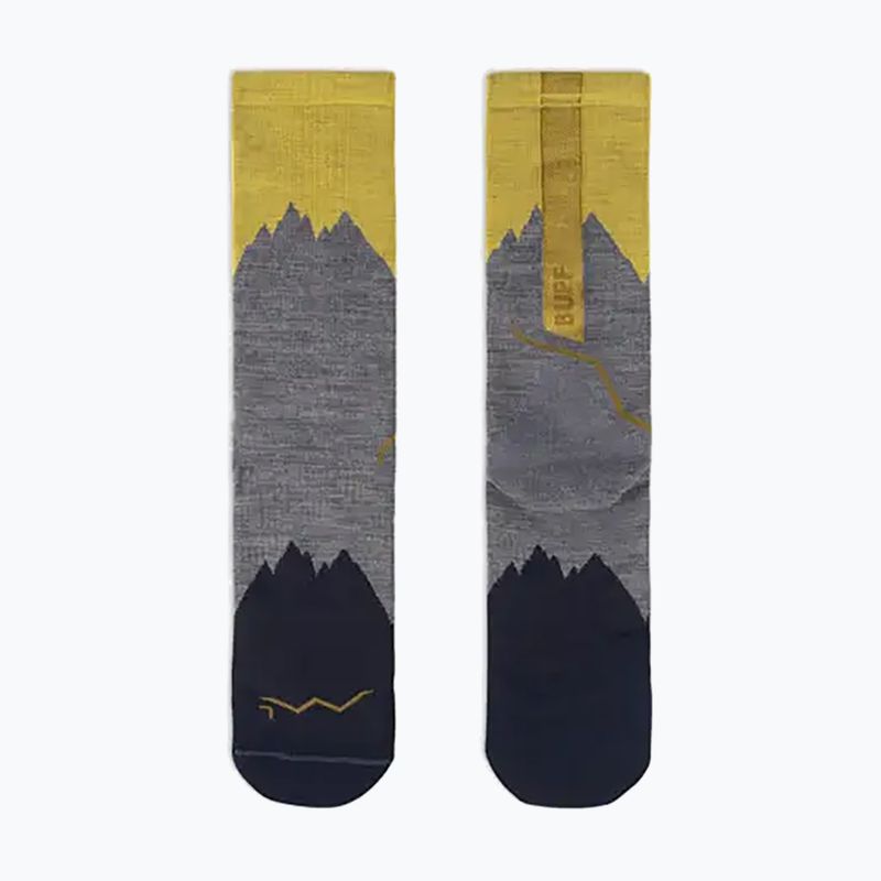 Ponožky BUFF Merino Lightweight Crew LWC3 sivé 6