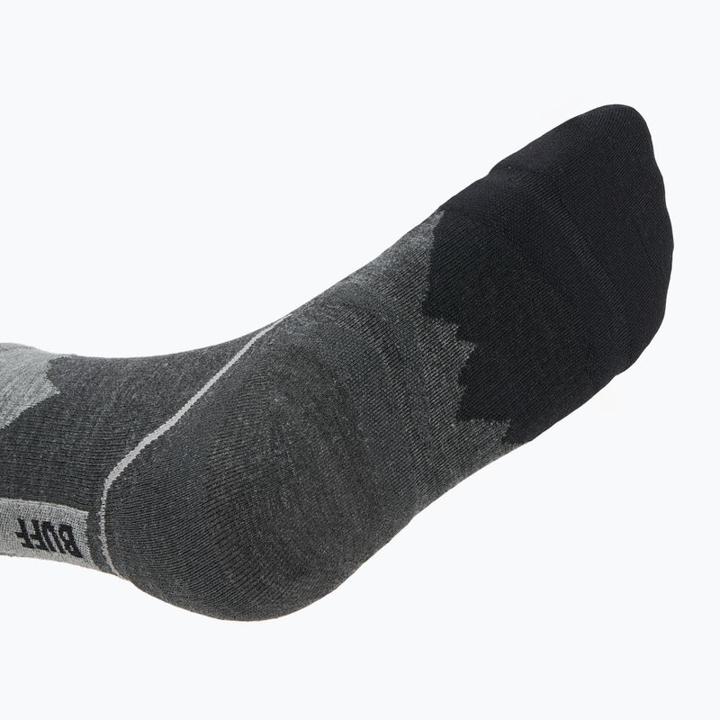 Ponožky BUFF Merino Lightweight Crew LWC3 čierne 4