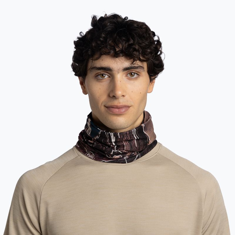 Multifunkčná šatka BUFF Coolnet UV Insect Shield Solid teory multi 3