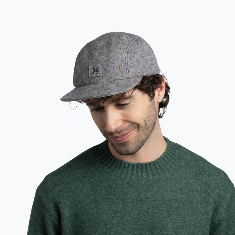 Zimná čiapka Buff Merino Upcycled thier grey heather 3