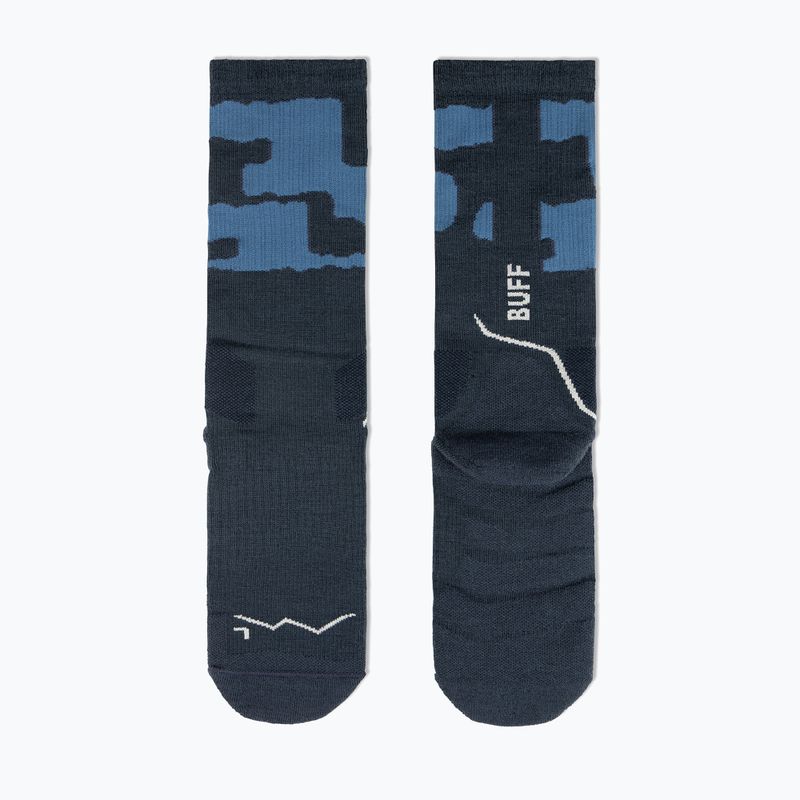 Ponožky BUFF Midweight Crew night blue 3