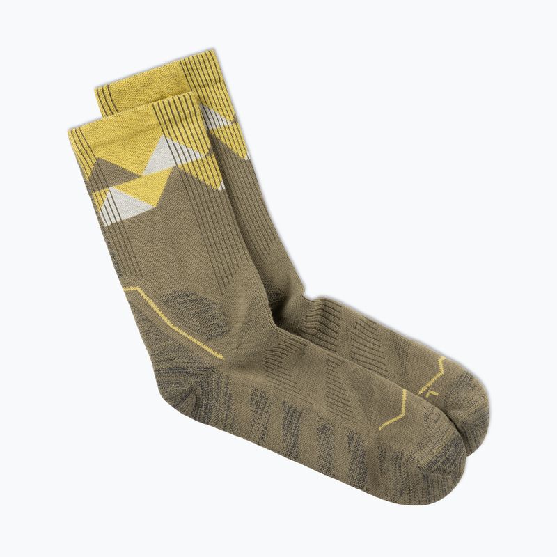 Ponožky BUFF Thermomet Crew olive green 2