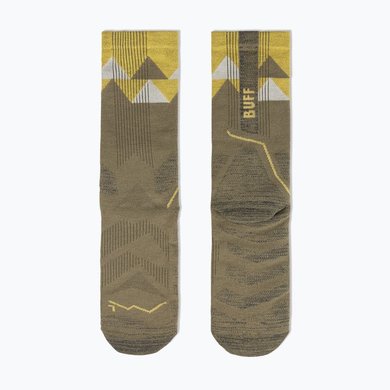 Ponožky BUFF Thermomet Crew olive green 3