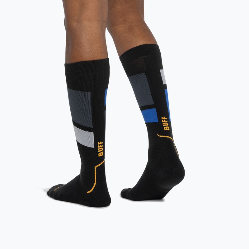 Ponožky BUFF Thermomet Over The Calf black 5