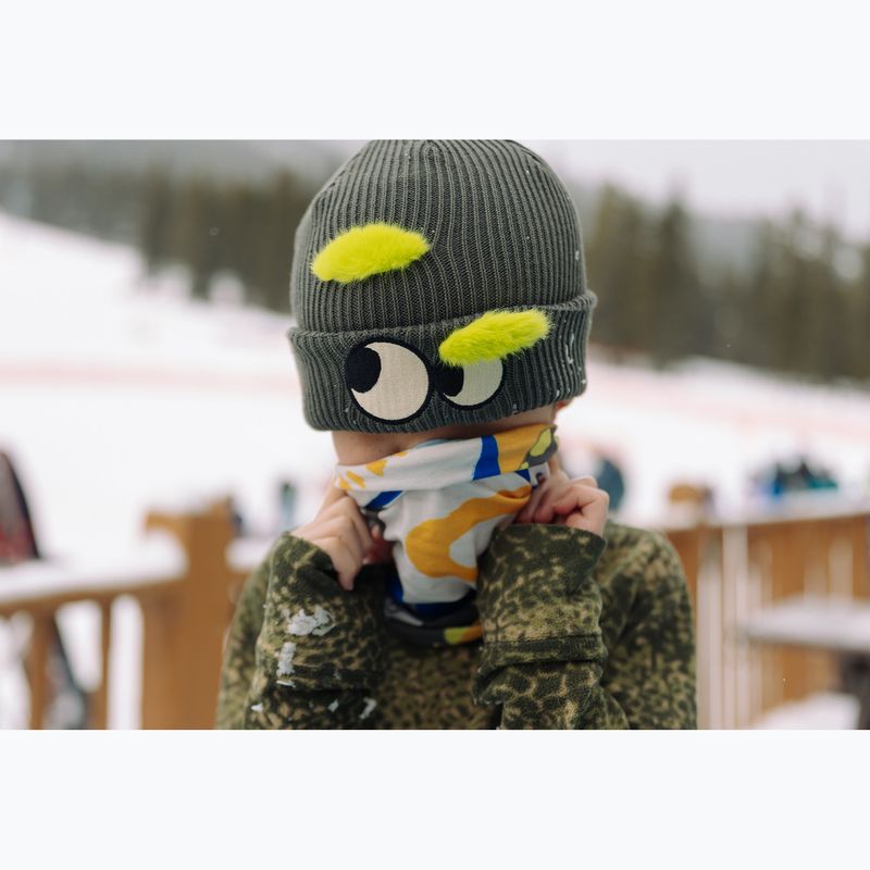 Detská zimná čiapka Buff Knitted Fun green 6