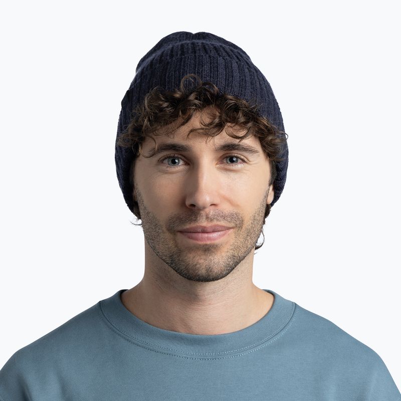 Zimná čiapka Buff Knitted Norval night blue 3