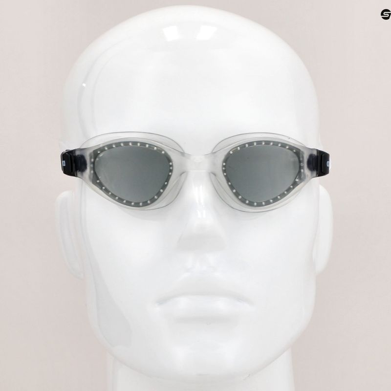 Detské plavecké okuliare arena Cruiser Evo smoke/blue/blue 002510/510 9