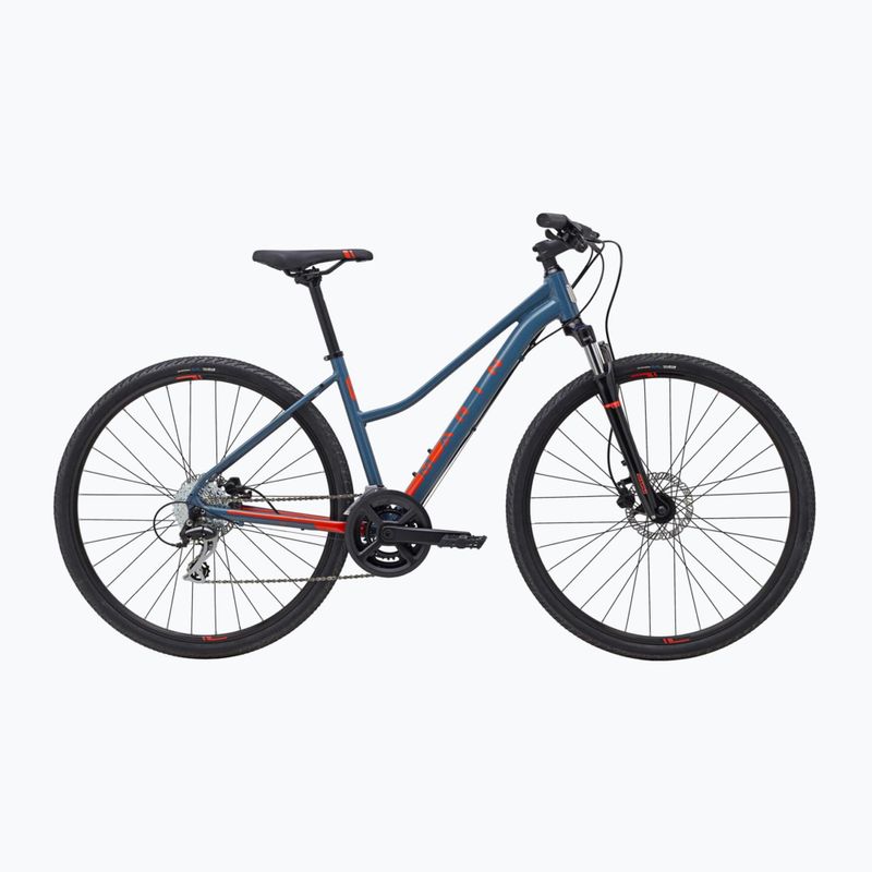 Dámsky crossový bicykel Marin San Anselmo DS2 700C lesklá šedá/oranžová