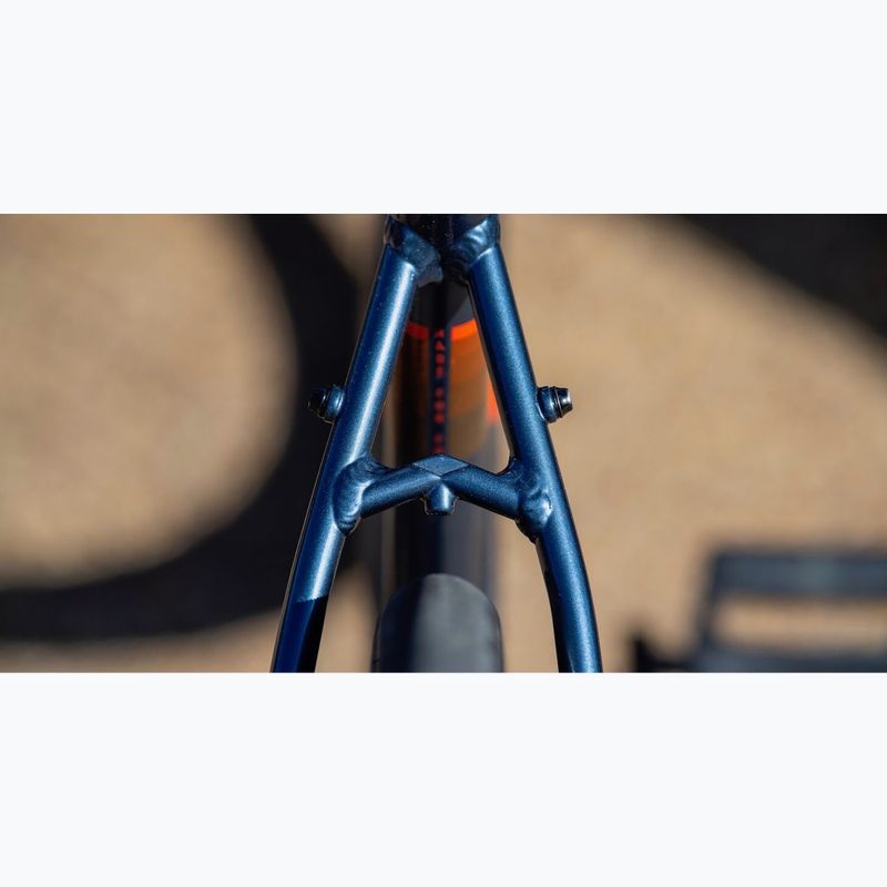 Pánsky crossový bicykel Marin Fairfax 3 700C lesklý tmavomodrý/oranžový 7