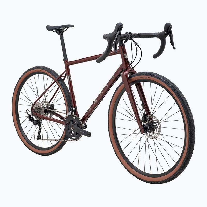 Bicykel gravel Marin Nicasio 2 700C lesklý červený/chrómový gravel bike 2