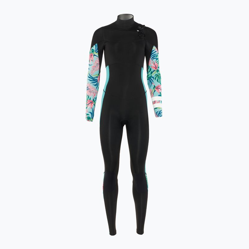Dámsky plášť Hurley Plus Printed 4/3 mm Fullsuit java tropical
