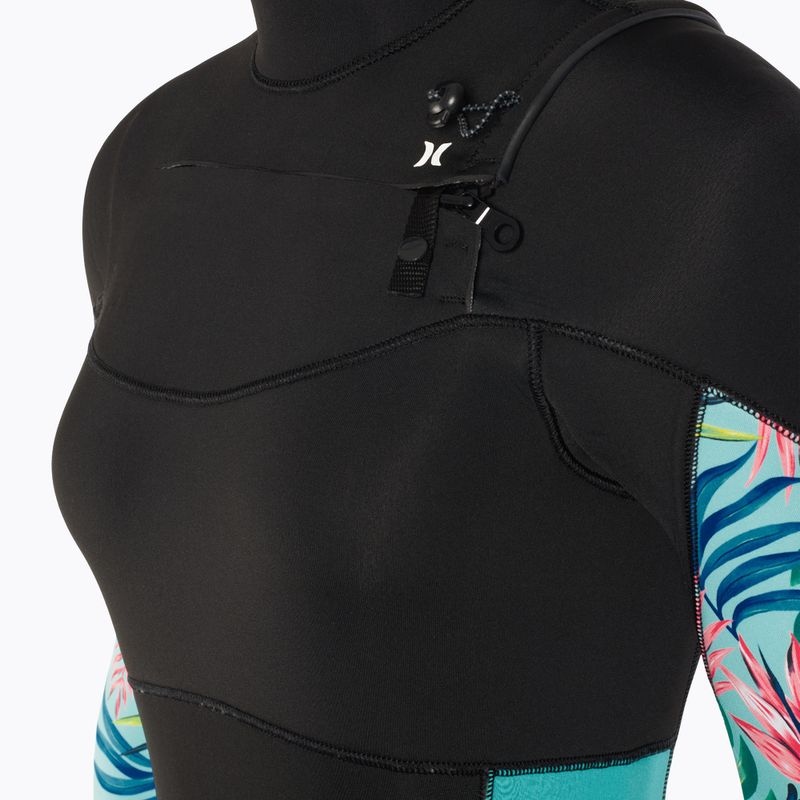 Dámsky plášť Hurley Plus Printed 4/3 mm Fullsuit java tropical 3