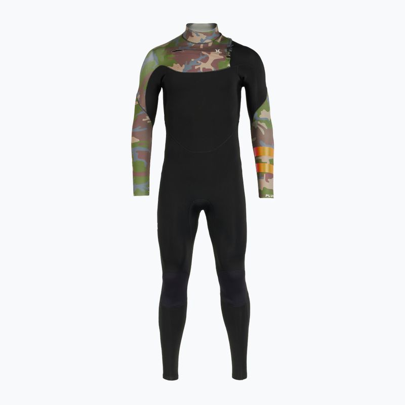Pánsky plášť Hurley Plus 3/2 mm Fullsuit s potlačou stredne hnedý 2
