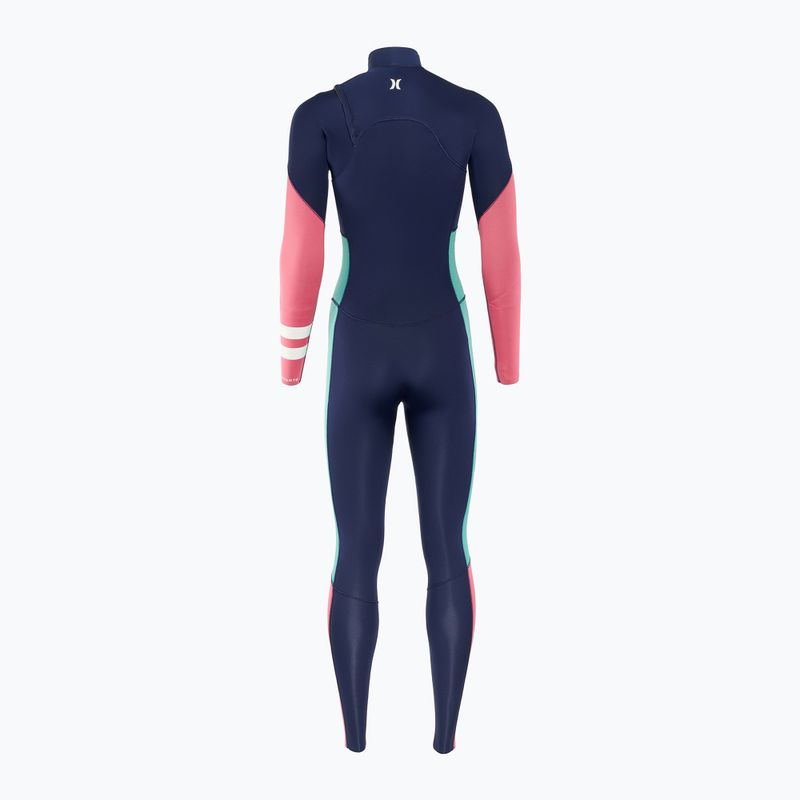 Hurley Advant dámsky 4/3 mm plavecký neoprénový oblek Fullsuit flag blue 2