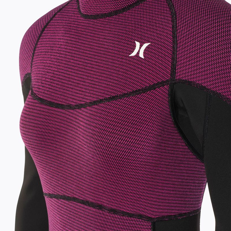Hurley Advant Shorty Texture 2/2 mm Springsuit raspberry dámsky neoprénový oblek 4