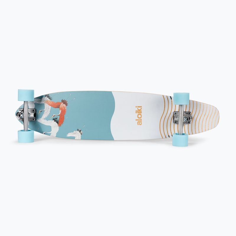 Aloiki Sumie Kicktail Complete longboard modrá a biela ALCO0022A011