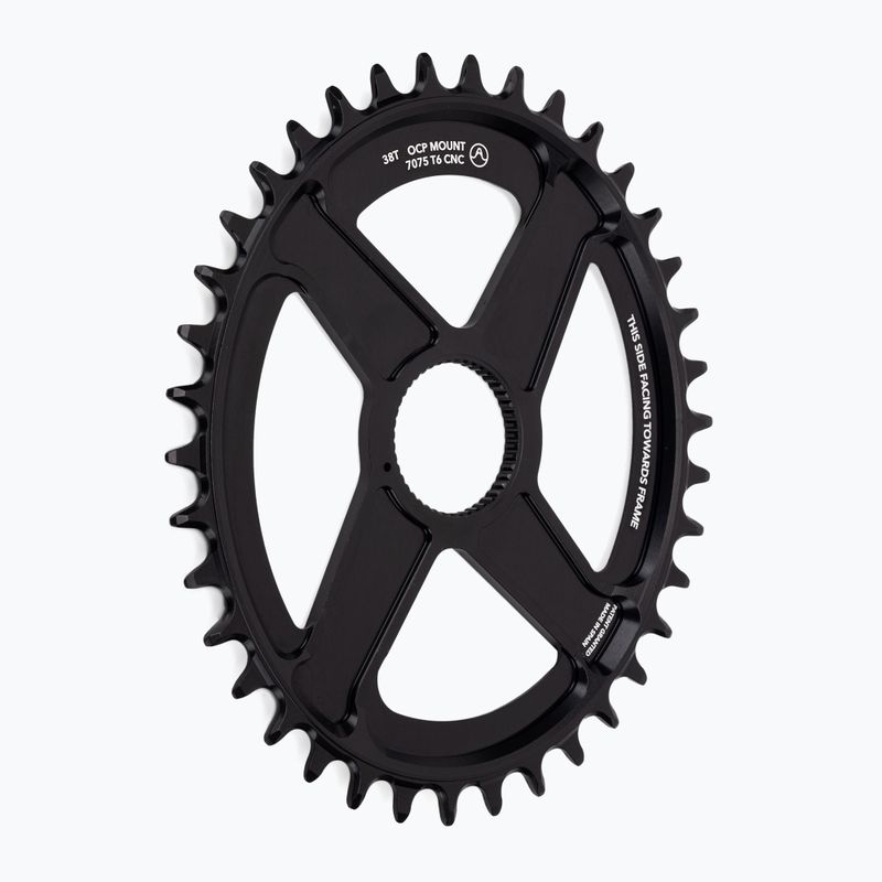 Prevodník Rotor Q Rings Dm Oval Chainring MTB 38T black 2