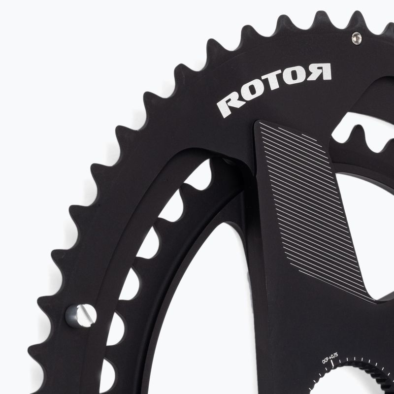 Prevodník Rotor Q Rings Dm Oval Chainring 50/34T black 3