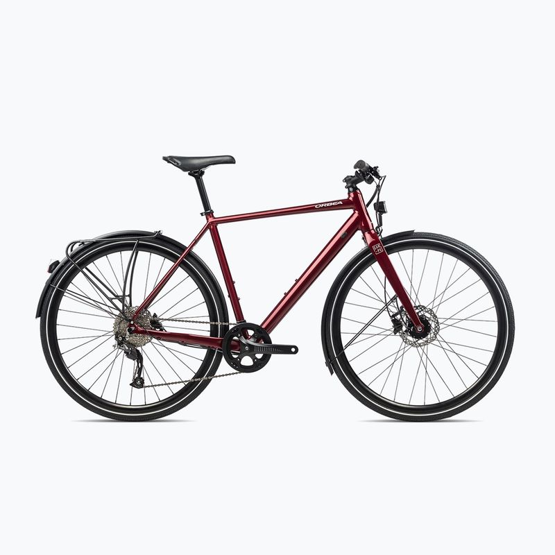 Mestský bicykel Orbea Carpe 15 2023 metalická tmavočervená