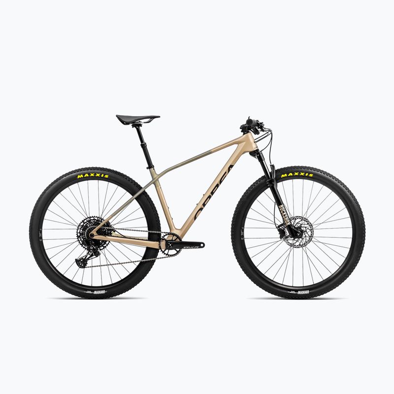 Orbea Alma M51 2023 horský bicykel baobab hnedý/zeleno zlatý