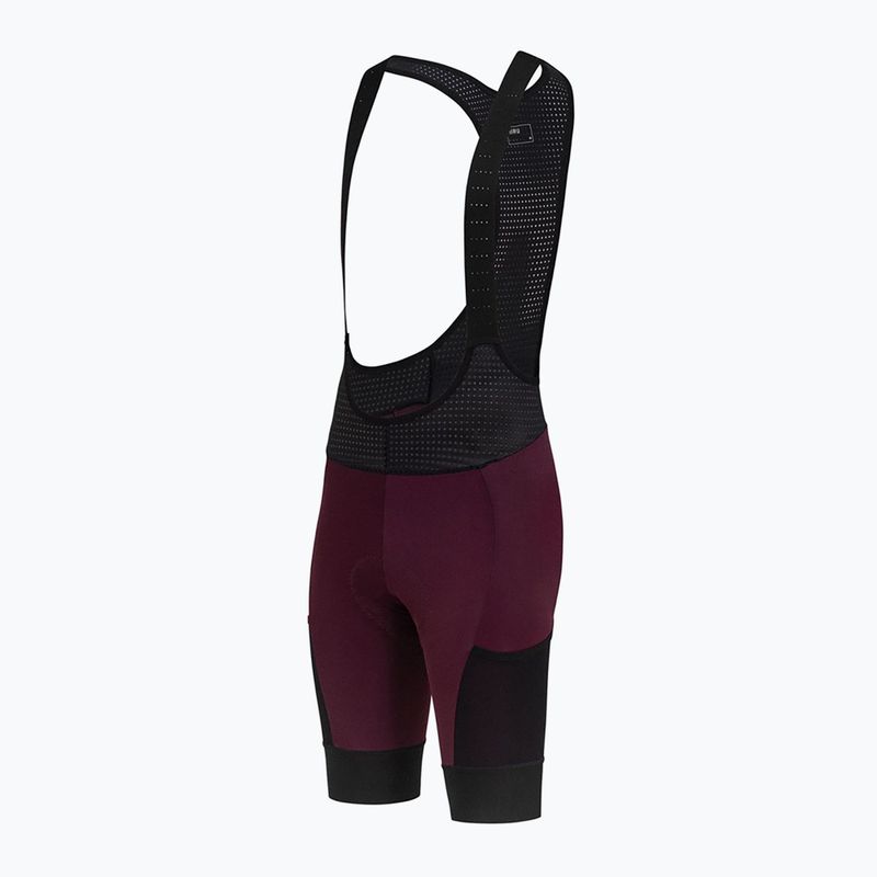 Pánske cyklistické šortky HIRU Advanced Cargo Bibshort garnet 2