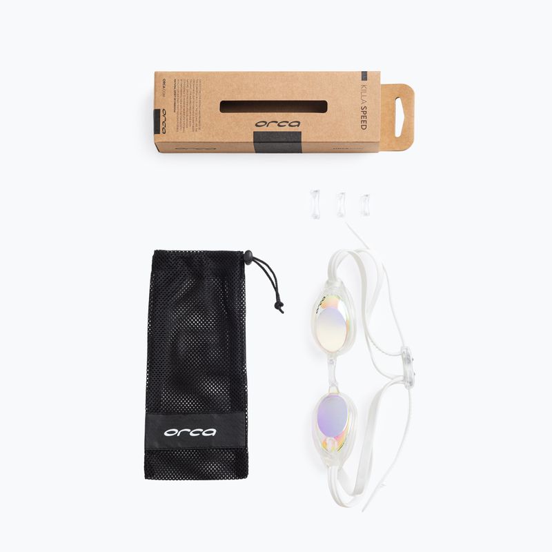 Plavecké okuliare Orca Killa Speed mirror white 5