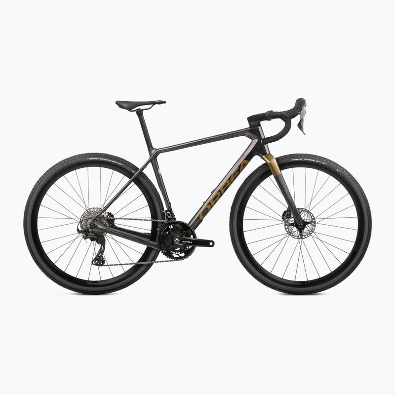 Štrkový bicykel Orbea Terra M20 Team 2024 cosmic carbon view/metallic olive green