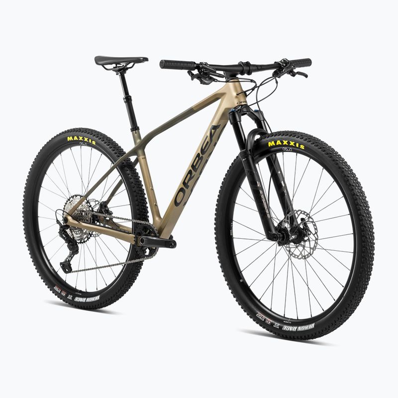 Horský bicykel Orbea Alma M50 2024 baobab hnedý/zeleno zlatý 2