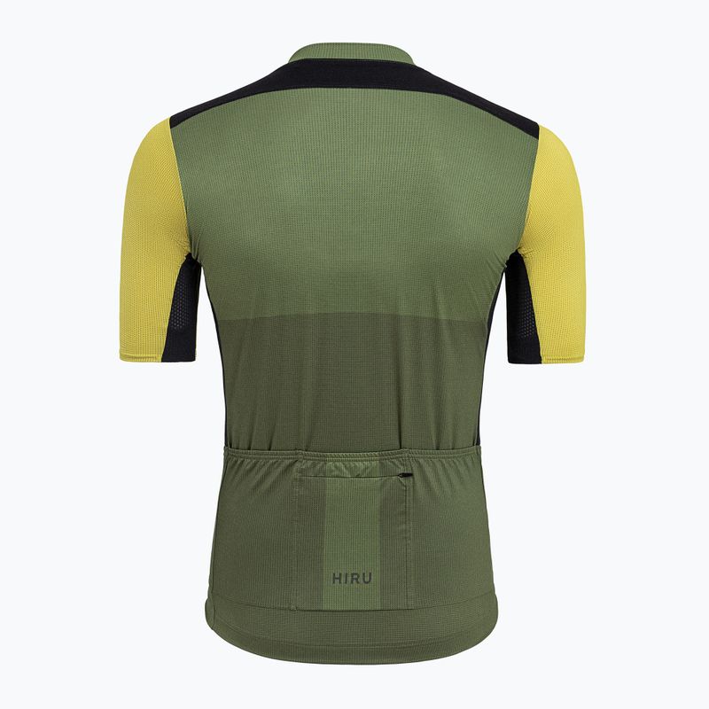 Pánsky cyklistický dres HIRU Advanced Cargo green 3