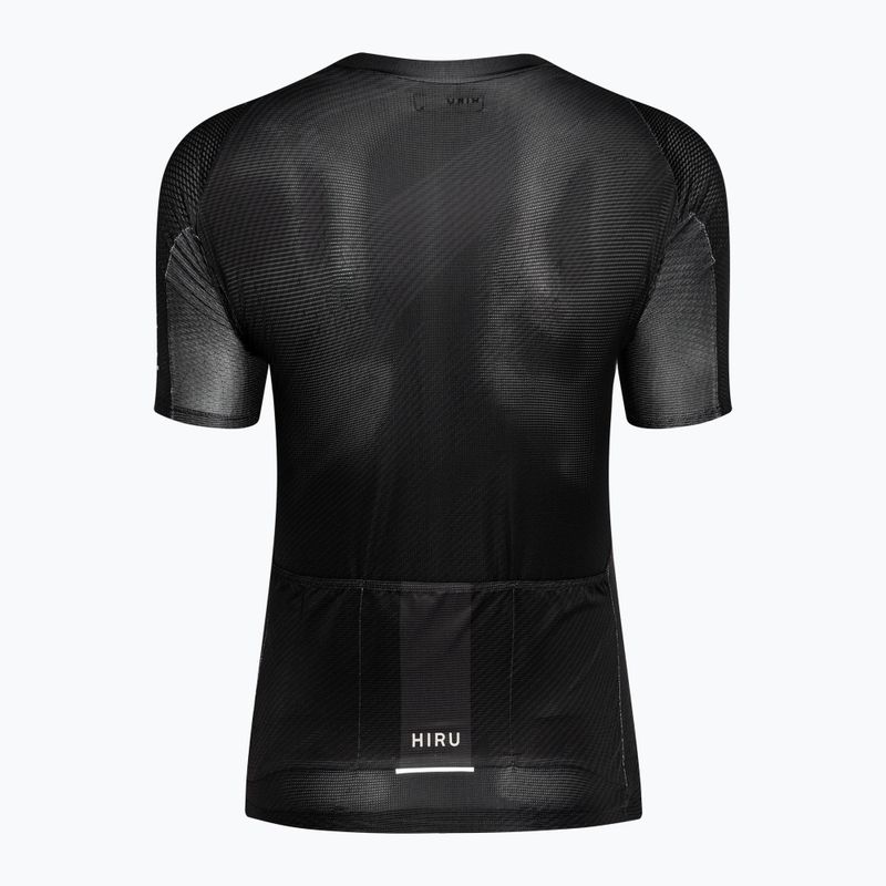 Pánsky cyklistický dres HIRU Core Light full black 2
