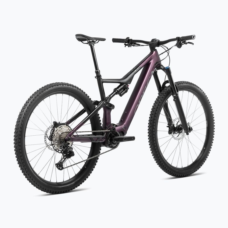 Elektrický bicykel Orbea Rise H30 540Wh 2024 metallic mulberry/black 3