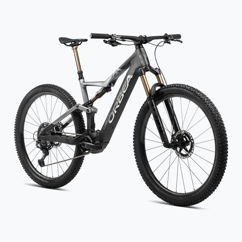 Elektrický bicykel Orbea Rise M20 360Wh 2024 carbon raw/shark grey 2