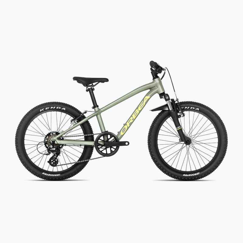 Detský bicykel Orbea MX 20 XC 2024 metalická zelená/žltá