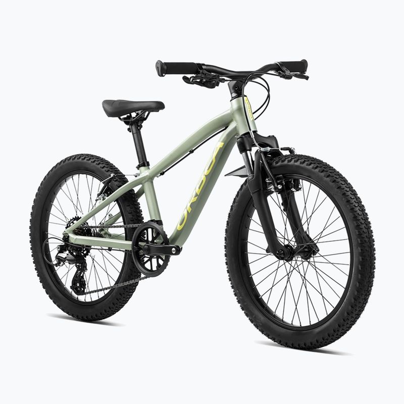 Detský bicykel Orbea MX 20 XC 2024 metalická zelená/žltá 2