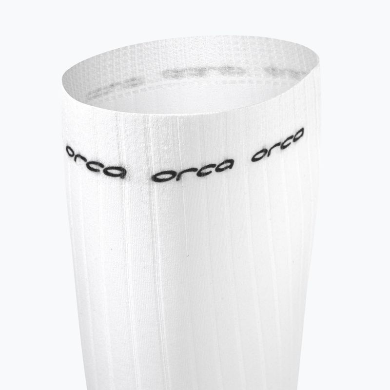 Cyklistické návleky na nohy Orca Aero Calf black white 2