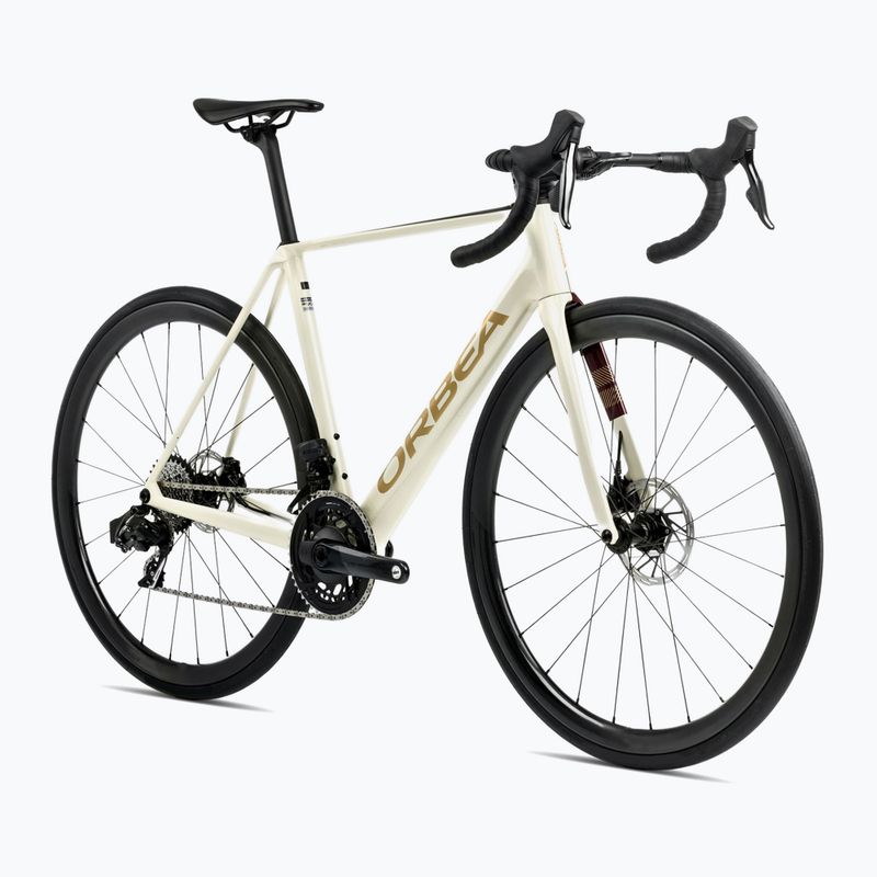 Cestný bicykel Orbea Orca M30 2025 ivory white/burgundy/vulcano 3