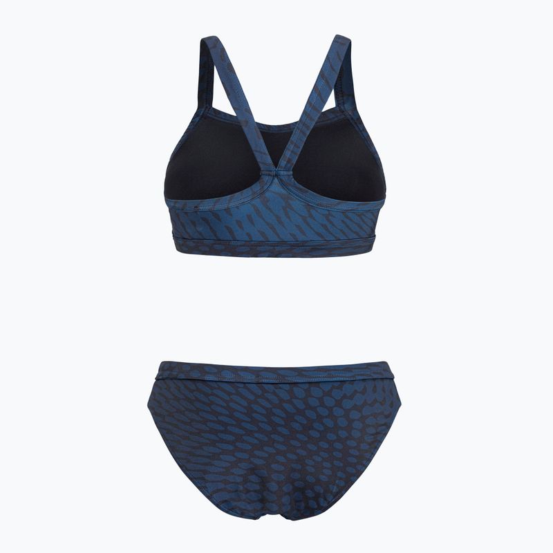 Dámske dvojdielne plavky Orca Core Bikini deep blue print 2