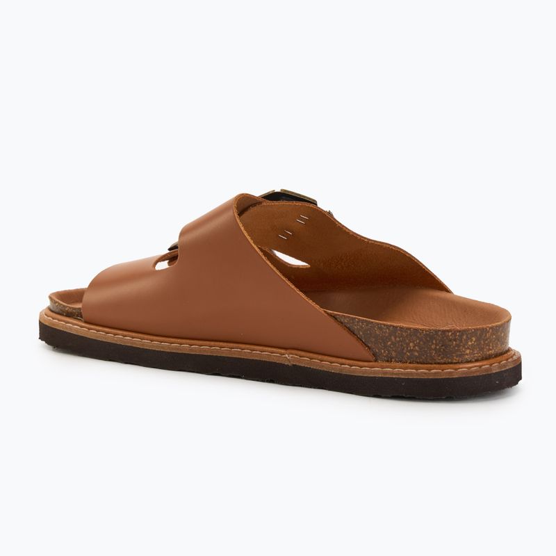 Genuins Galia Leather Dress camel dámske žabky 3