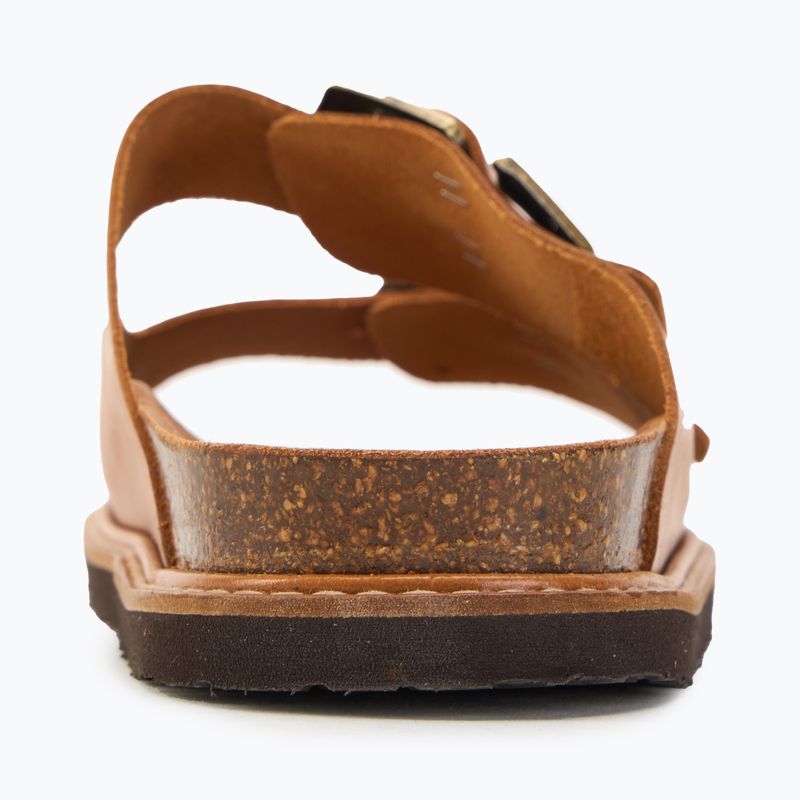 Genuins Galia Leather Dress camel dámske žabky 6