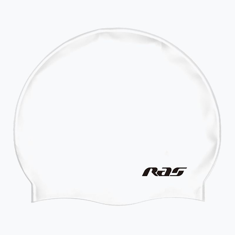 Plavecká čiapka RAS Silicone white