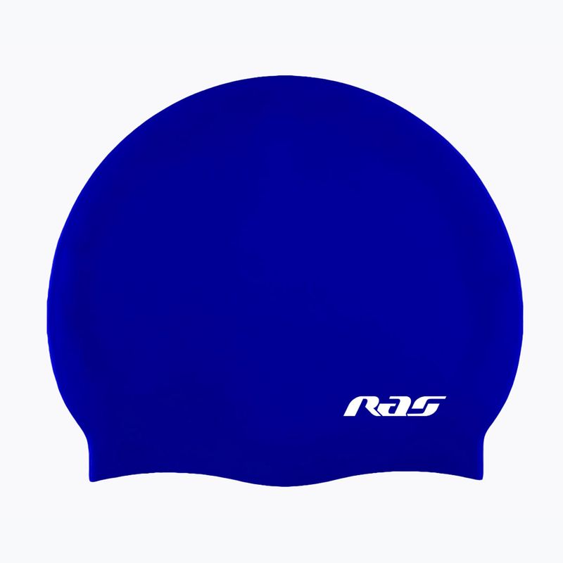Detská plavecká čiapka RAS Silicone royal blue
