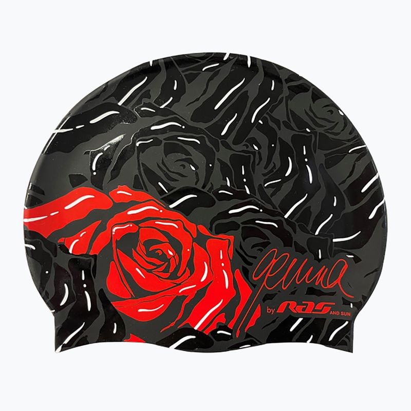 Plavecká čiapka RAS Rose black