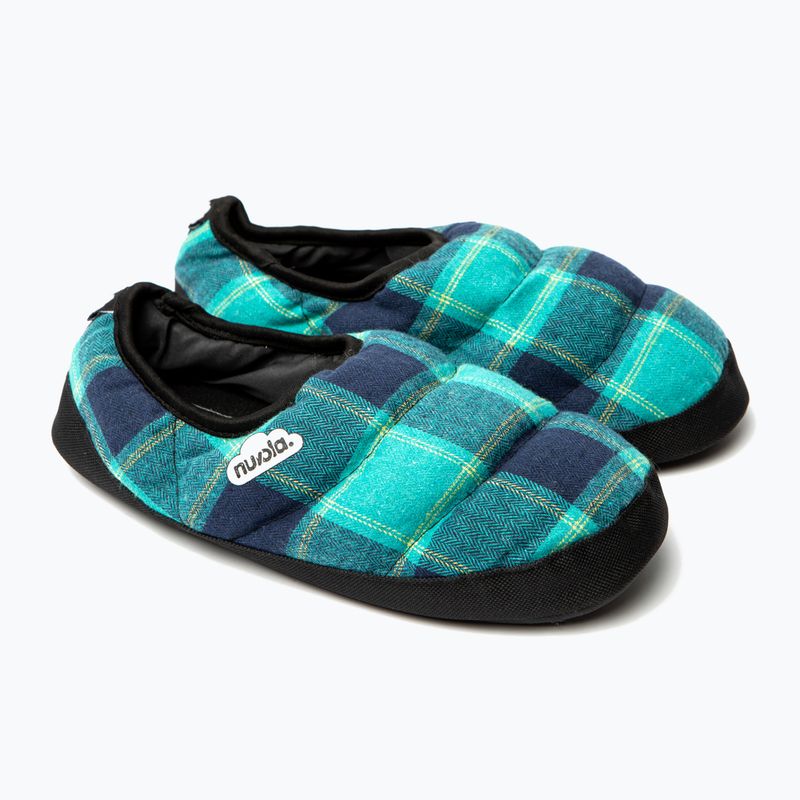Nuvola Classic Scotland zimné papuče tyrkysová/modrá 10