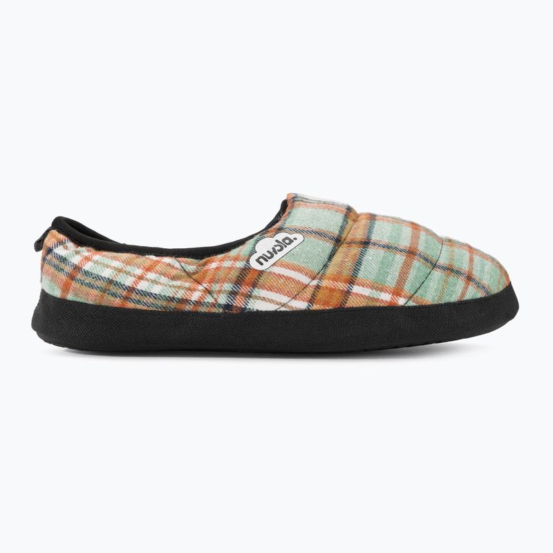 Nuvola Classic Scotland zelené/oranžové zimné papuče 2