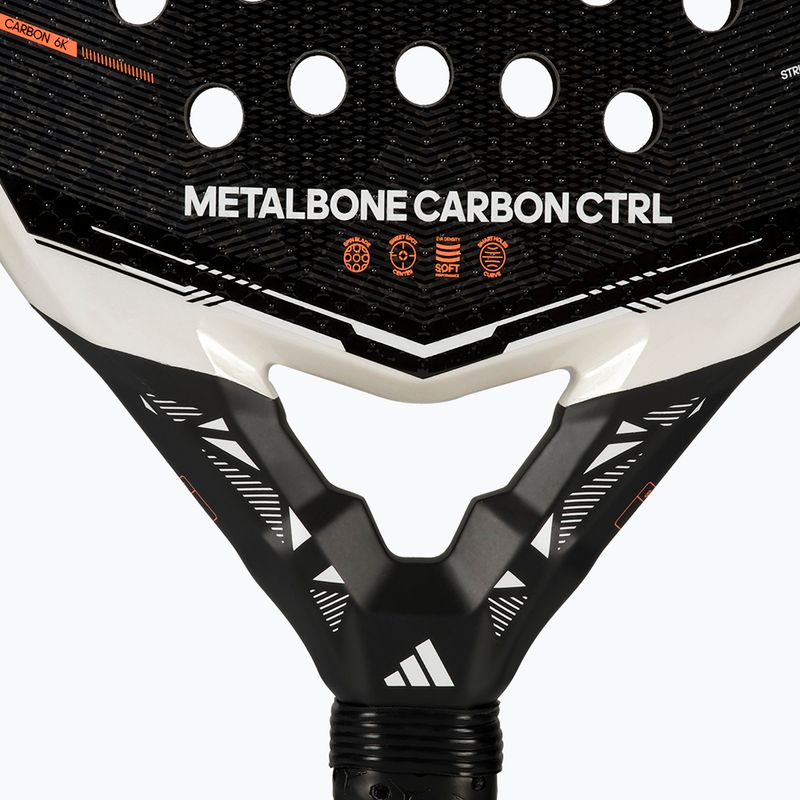 Raketa na padel adidas Metalbone Carbon CTRL 2026 white/black 8