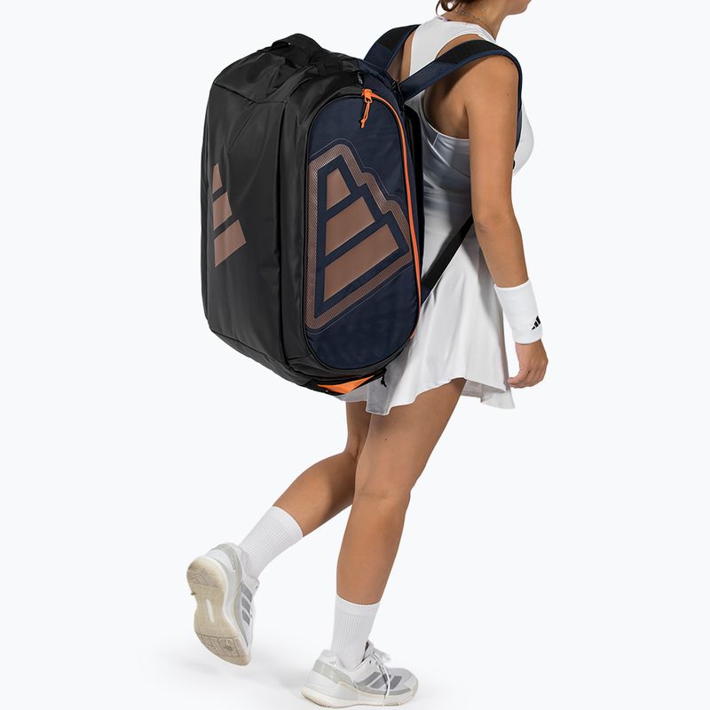 Taška na padel adidas Pro Tour Racket Bag 2026 70 l  blue/bronze 5