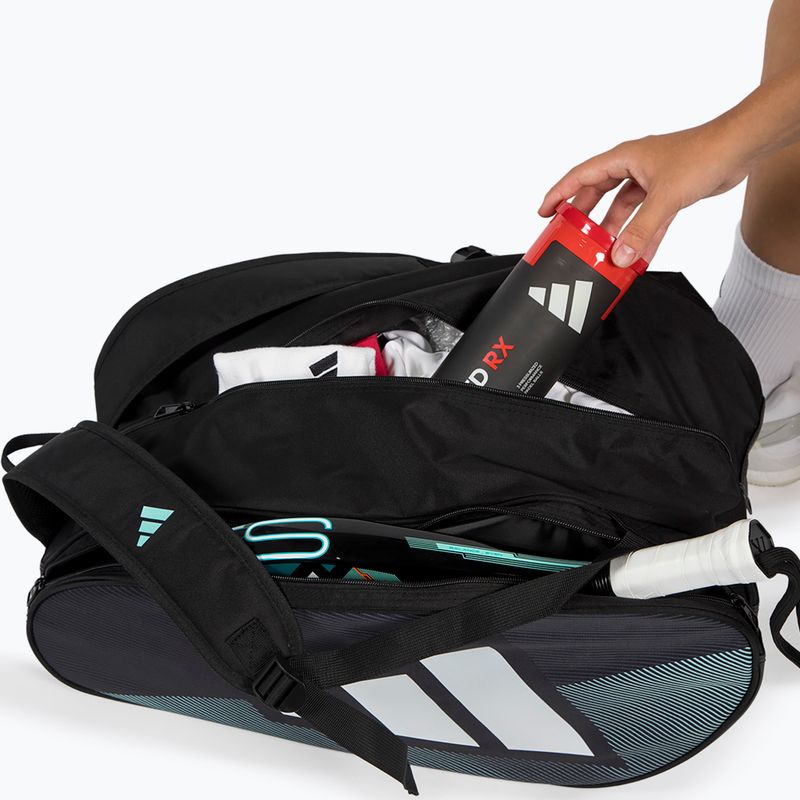 Taška na padel adidas Control Racket Bag 2026 black/blue 7