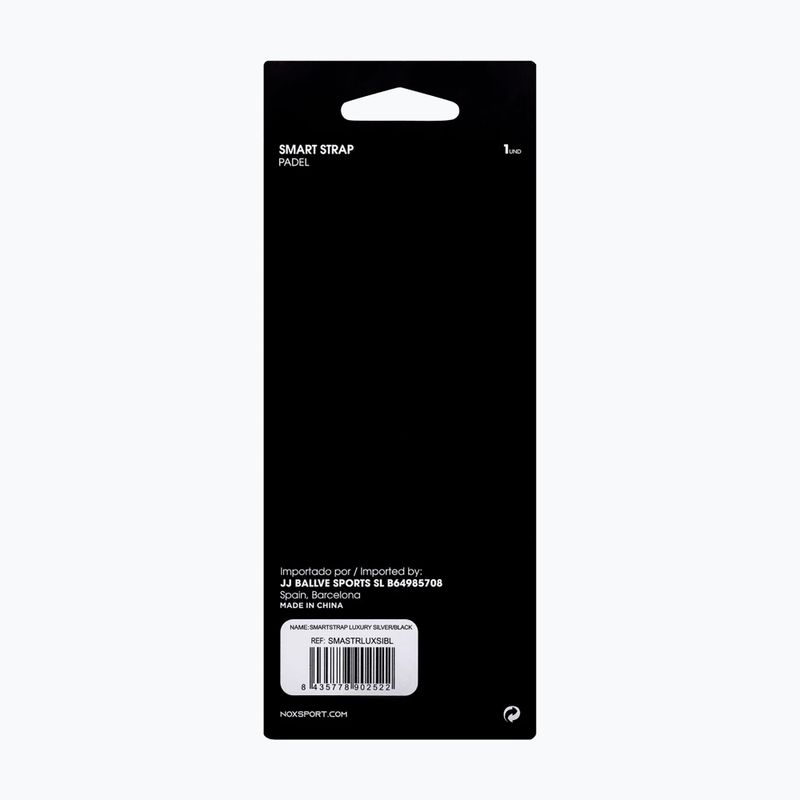 Náramok na zápästie NOX Luxury Smartstrap silver/black 2