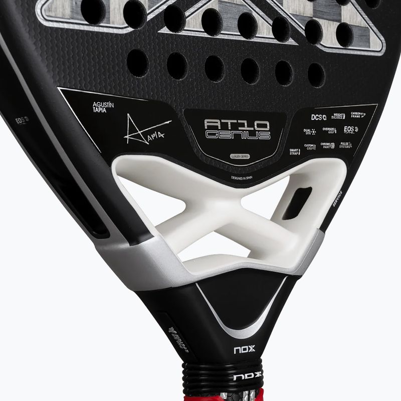 Raketa na padel NOX AT10 Genius Attack 18K Alum By Agustin Tapia 8