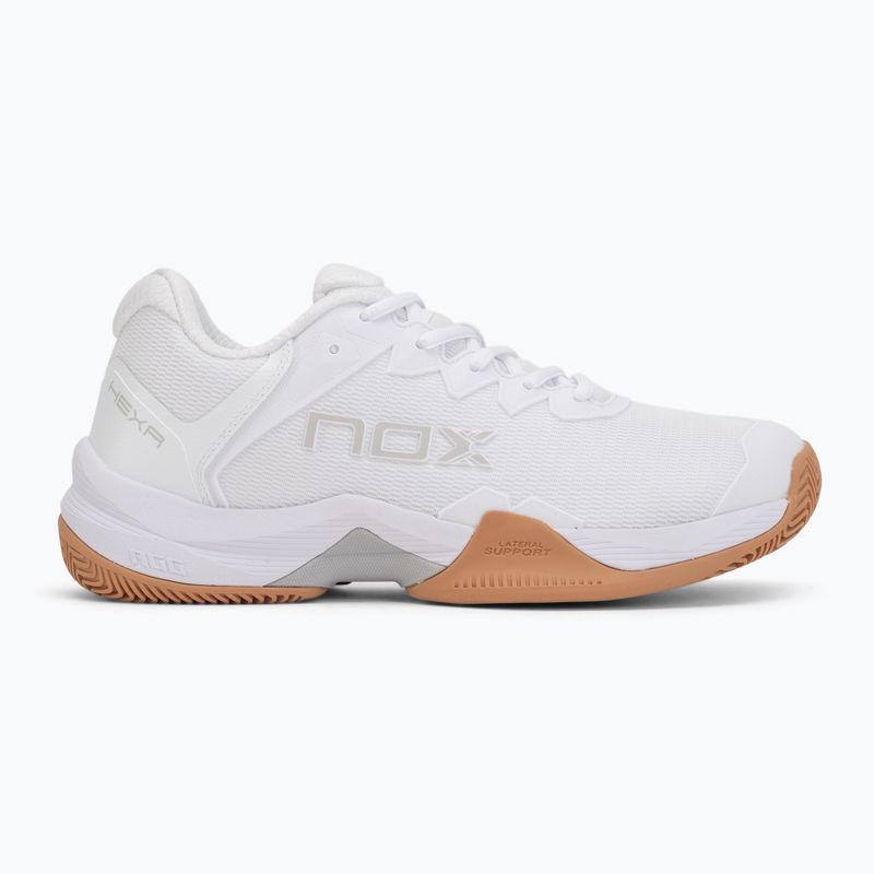 Topánky na padel NOX ML10 Hexa white/gum rubber 2